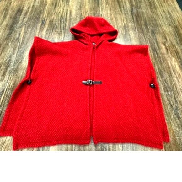 Beautiful Ireland Wool Hooded Shaw,John Branigan Weavers, Buckle Latch - Picture 4 of 14